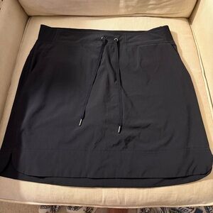 Athleta Black Drawstring Skort - Size 12